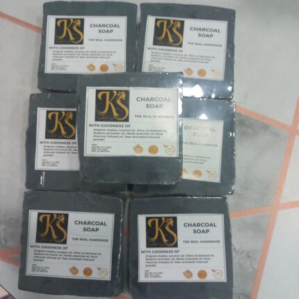 Charcoal soap